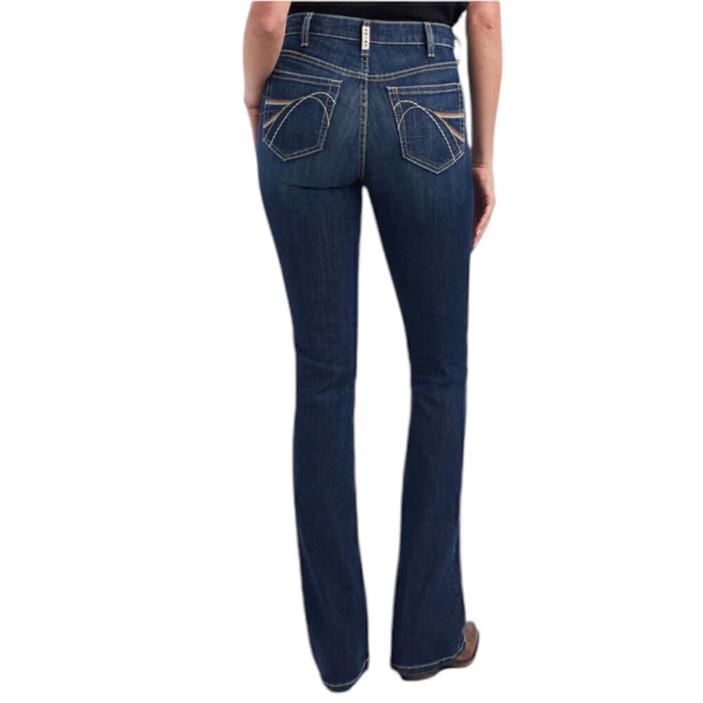 New Women’s Ariat R.E.A.L. High Rise Dorothy Boot Cut Jean Size 31 Short - Picture 3 of 12